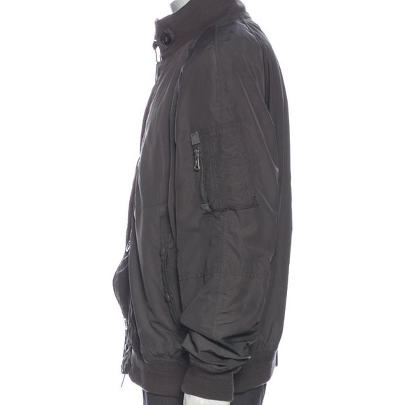 POLO RALPH LAUREN Bomber Grey Slit Pockets Jacket - Picture 2 of 8